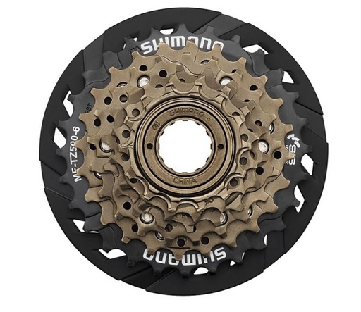 [106-34] Зірка задня різьбова 6-рик SHIMANO з захистом