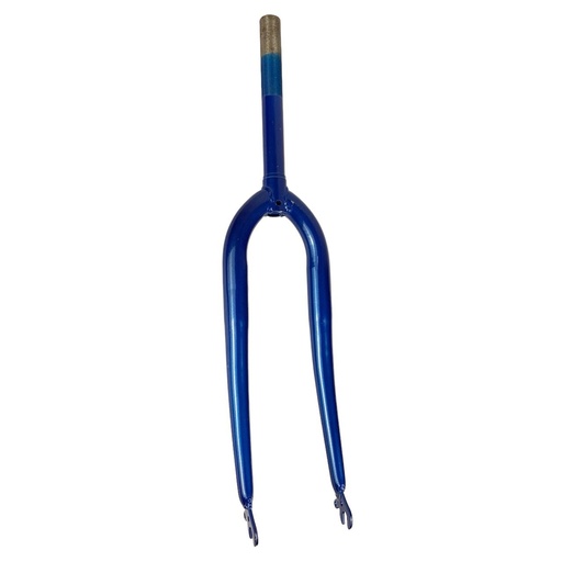 [066-43] Вилка 24 сталева САЛЮТ шток L-200mm р.з L-100mm синя