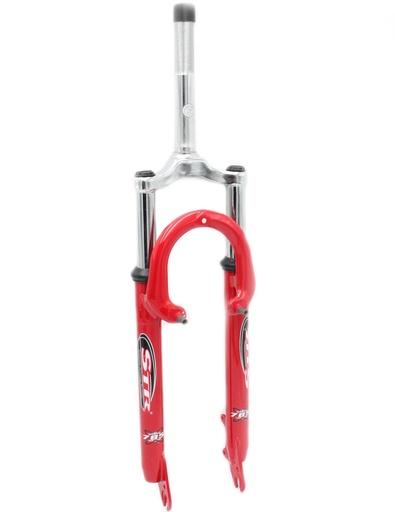 [067-45] Вилка 26 аморт. різьб. STR №785 V-brake + Disk шток L-180mm р.з L-85mm червона