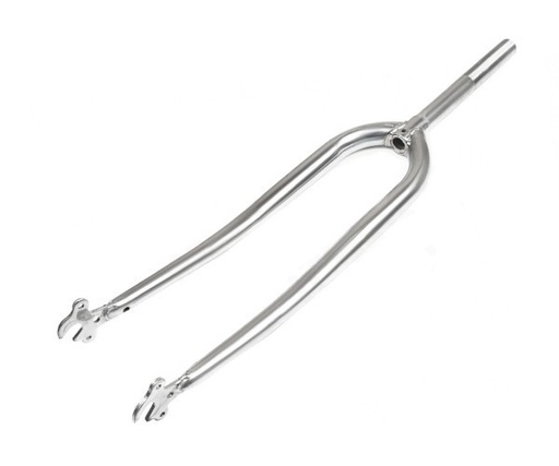 [068-06] Вилка 28 сталева, шток L-240mm р.з L-100mm, металік