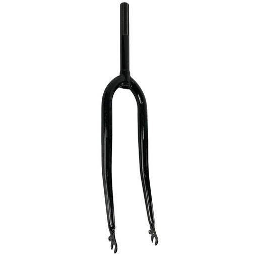 [068-02] Вилка 28 сталева, шток L-200mm р.з L-100mm, чорна